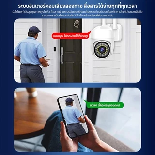 [AIEIVW]360 IOT IP66 เลนส์เดียว ไฟส่องสว่าง คมชัด ดูผ่านมือถือได้ทั่วโลก