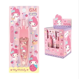 ชุดเทปลบคำผิดแบบกดลิขสิทธิ์แท้จาก Sanrio. มีลาย​ คุโร​มิ​ ชินา​ม่อน​ มายเมโลดี้😈​