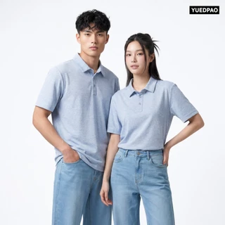 Yuedpao Ecotech Re-wild Polo Unisex เสื้อโปโล ผ้าหนาทรงสวย ระบายอากาศดี ยับยาก รีดง่าย เสื้อรีไซเคิล (8 สี)