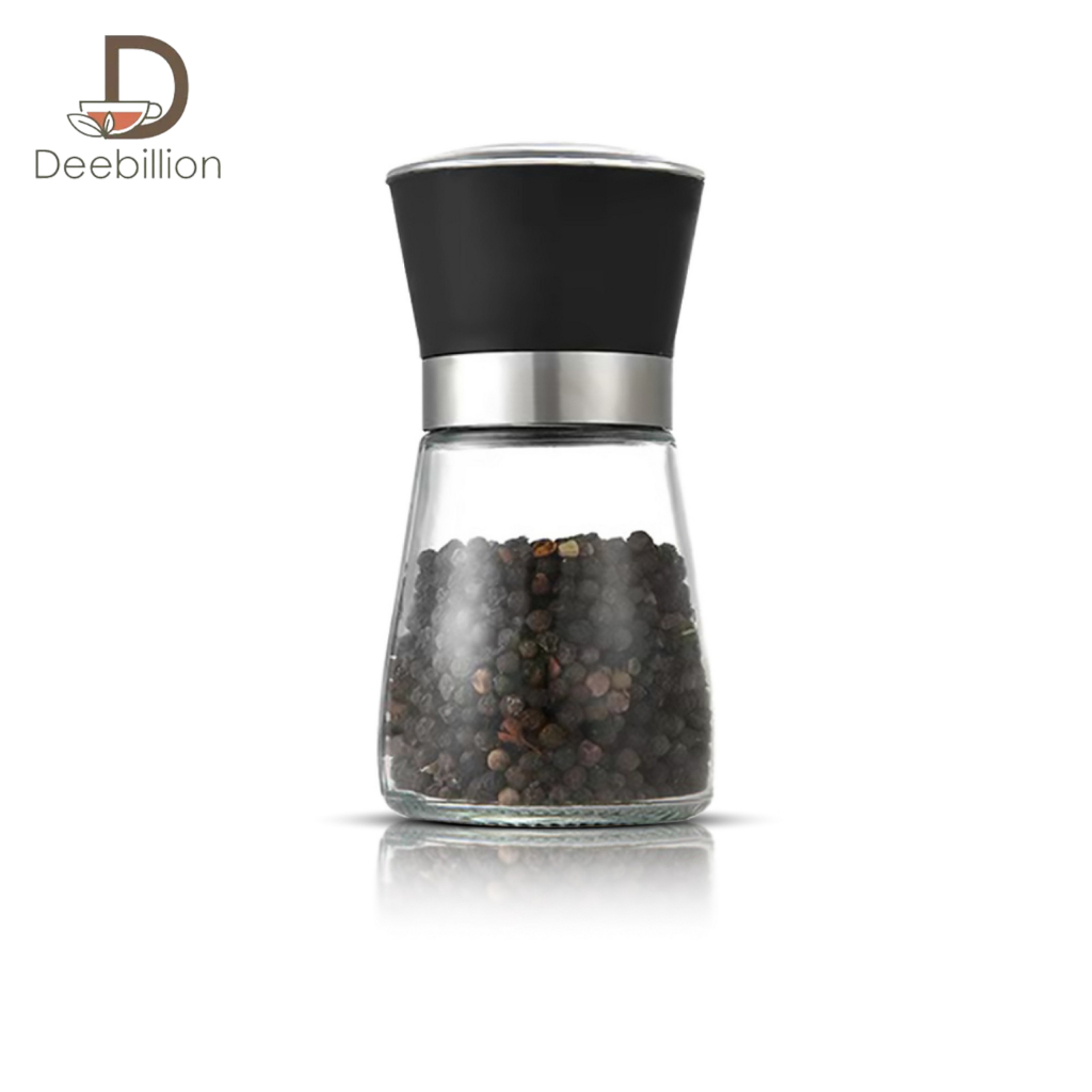 เครื่องบดเกลือพริกไทย Pepper grinder หัวเซรามิก บดละเอียด ทำความสะอาดง่าย สำหรับครัวและโต๊ะอาหาร Deebilion