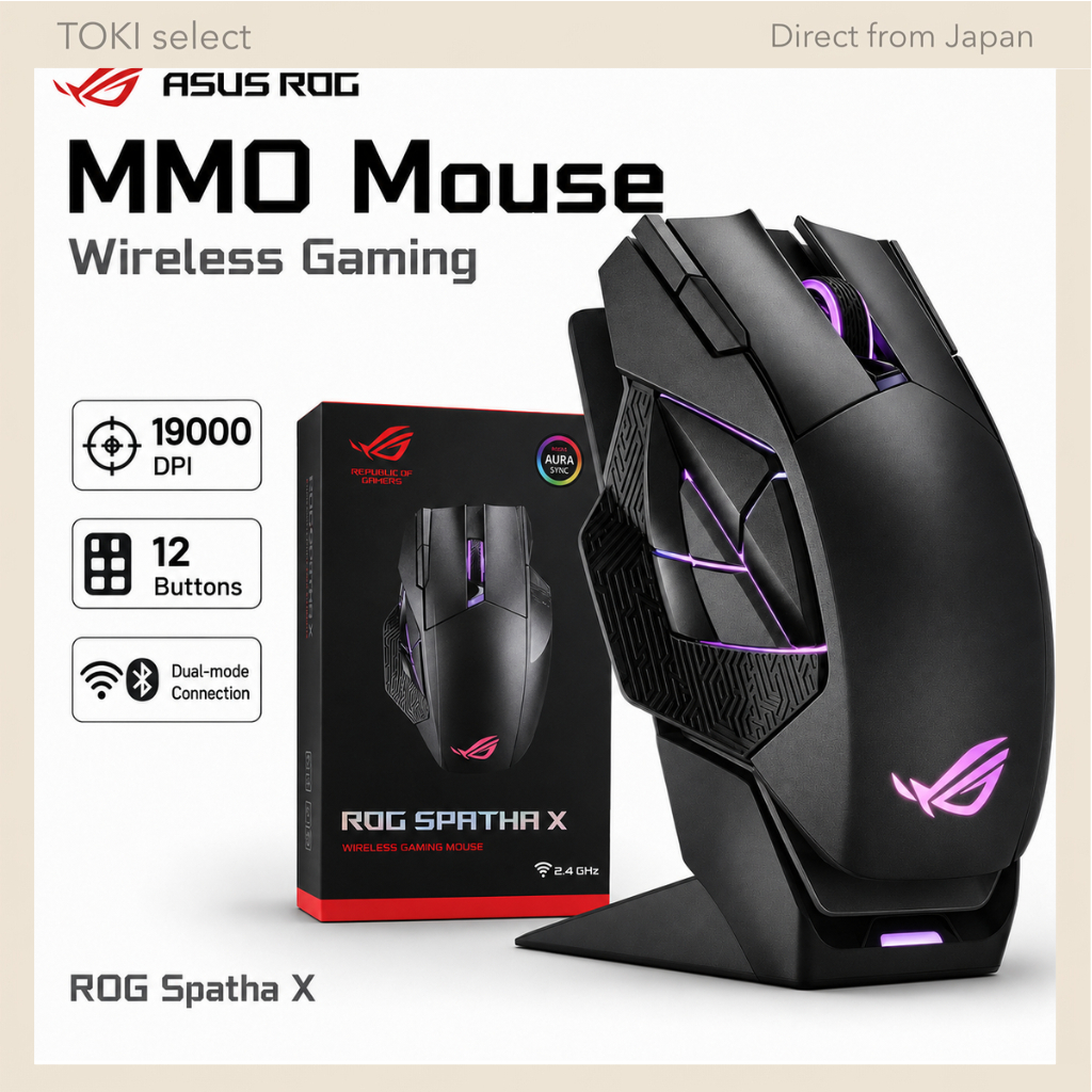ASUS ROG Spatha X เมาส์เกมมิ่งไร้สาย