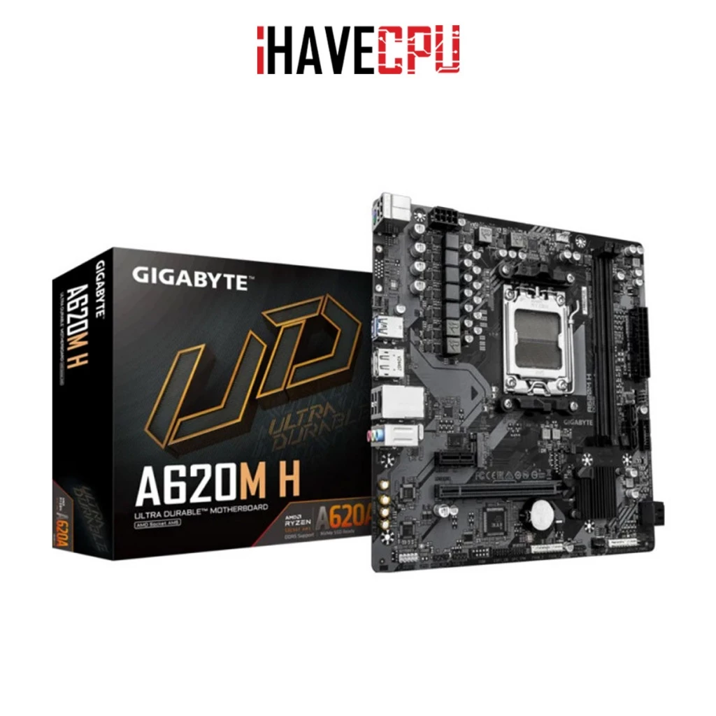 เมนบอร์ด (mainboard) iHAVECPU (AM5) GIGABYTE A620M H (REV.2.2)
