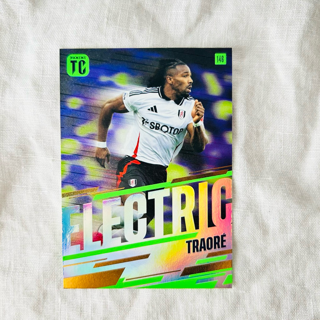 Panini Top Class 2025 Adama Traoré อดาม่า ตราโอเร่ Electric #146 Fulham การ์ดฟุตบอล ของแท้ พรีเมียร์