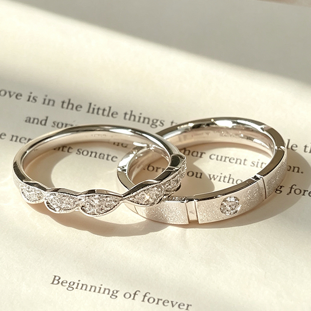 แหวน love แหวนสแตนเลส ใส่ล้างมือได้ แหวนสามสี  ไม่ลอกไม่ดำ