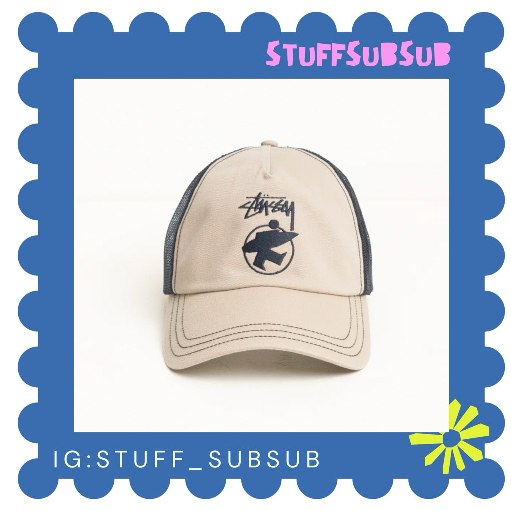 พร้อมส่ง/ของแท้ Stussy Surfman Trucker Cap (Tan)