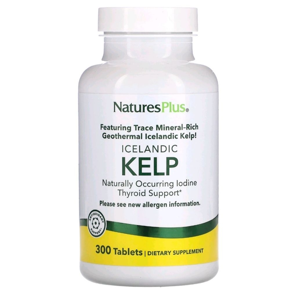 NaturesPlus, Icelandic Kelp, 300 Tablets (150 mg per Tablet)