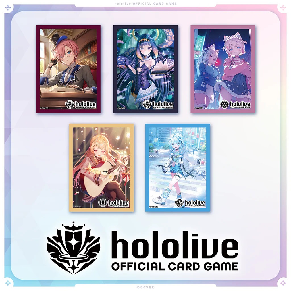 hololive OFFICIAL CARD GAME holocard Sleeve : Takane Lui, Ninomae Ina'Nis, FUWAMOCO, Otonose Kanade, Mizumiya Su