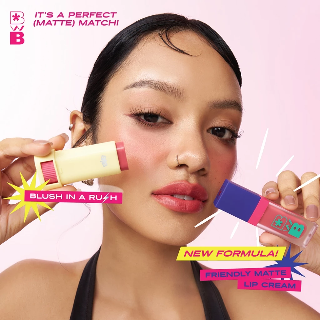 BWB จับคู่ Blush in a Rush และ Friendly Matte Lip Cream (Bundle Set)