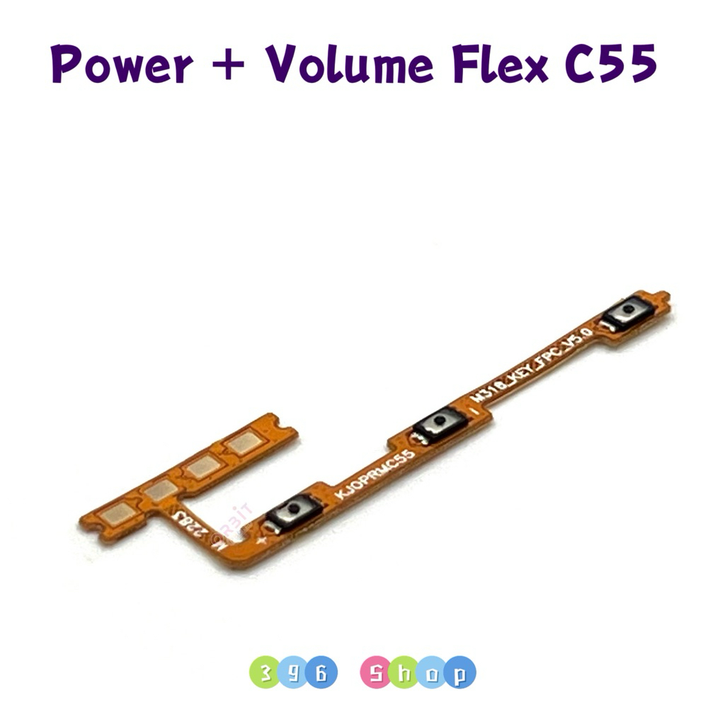 แพรสวิทปิดเปิดเร่งเสียง-ลดเสียง ( Power + Volume Flex ) Realme C55