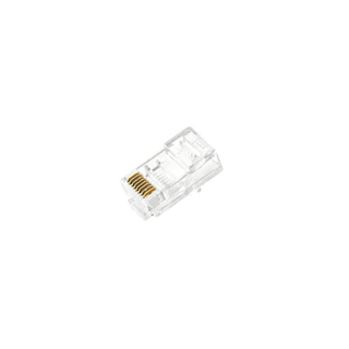 หัวต่อสายรุ่นใหม่ Link US-1002 / US-1002AA (รุ่นใหม่) CAT6 (ถุง 10 ชิ้น)RJ45 New Plug Transparent Clear- รับประกัน 30 ปี