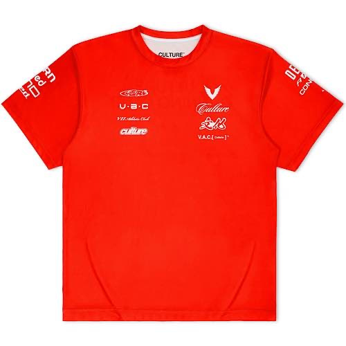 Culture Running Club Pole Position Running Shirt Velocity Red