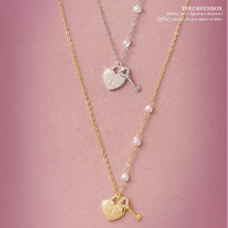 สร้อยคอ Destiny Lock Signature Necklace - The Green Box