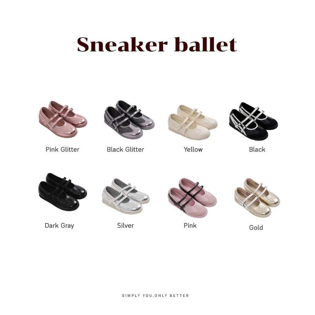 wilana shoes รองเท้า sneaker ballet รุ่น SU-1