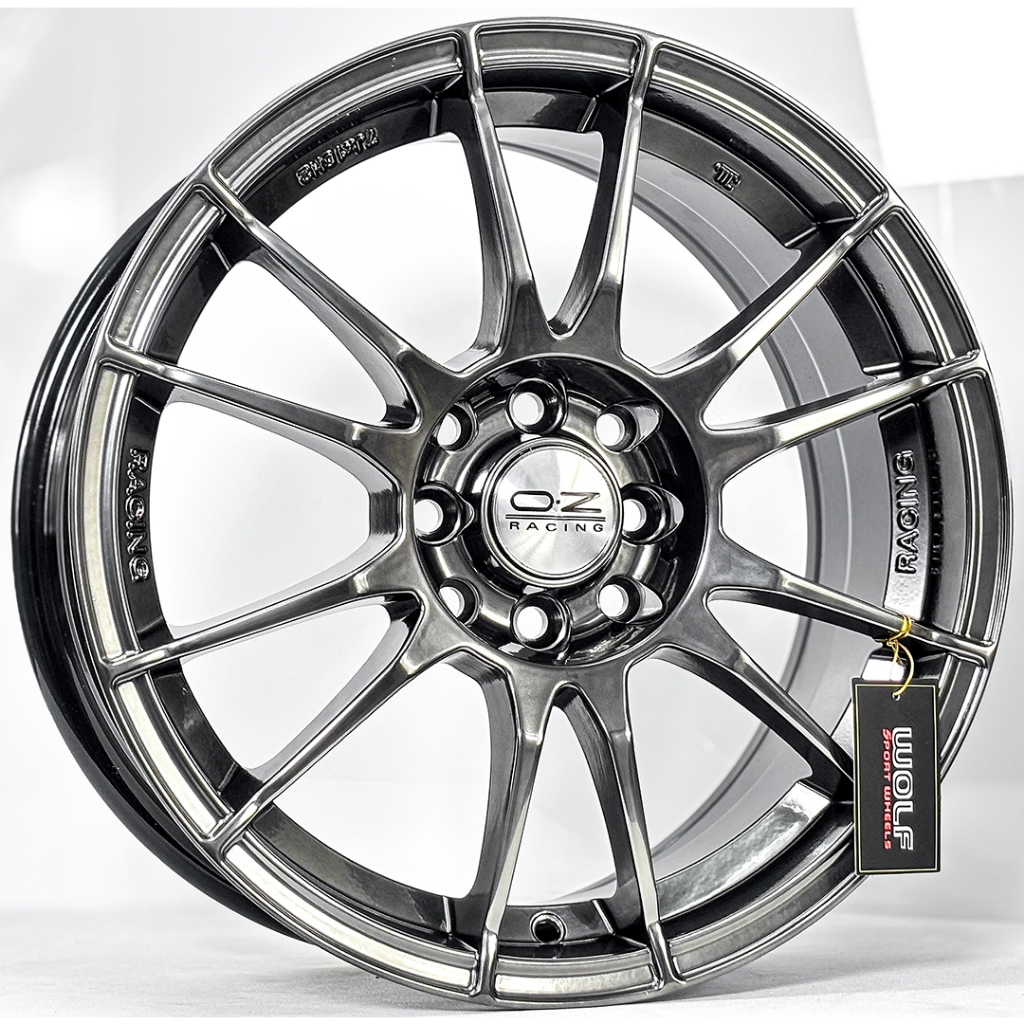 ล้อแม็กซ์ Wolf Ultraleggera ขอบ16นิ้ว กว้าง7นิ้ว 4รู100/114 สีไฮเปอร์แบล็ค Offset35 [22730]