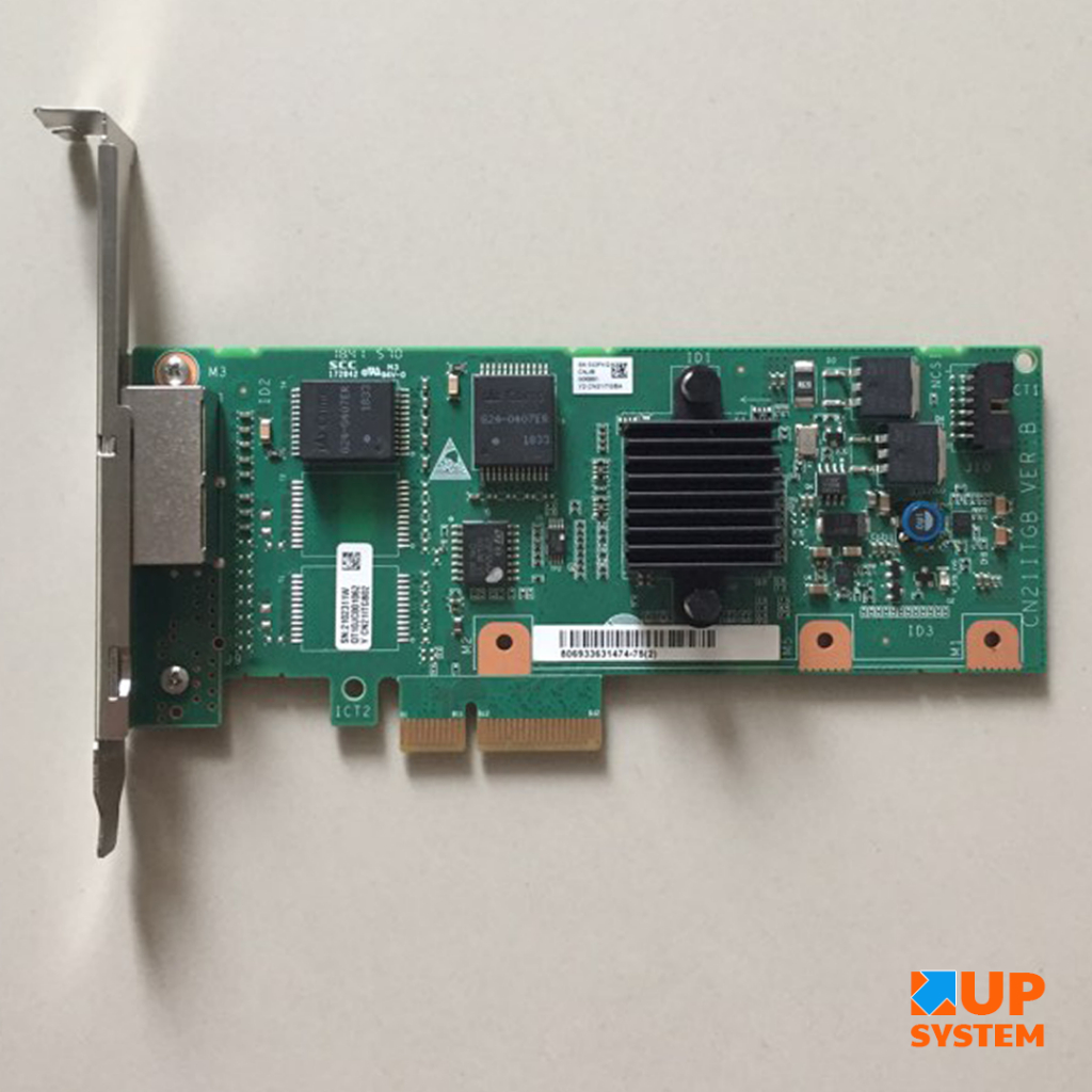 การด์แลน Gigabit Ethernet Adapter 2พอต / Intel i350-T2 / ใช้กับคอมพวเตอร์ทั่วไปได้ (มือสอง)