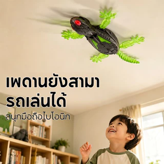 Climber Gecko หุ่นยนต์ของเล่น, LED Eyes ชาร์จ Wall Climbing RC Lizard ของเล่น, รีโมทคอนโทรลที่สมจริงแมลงสาบ Spider