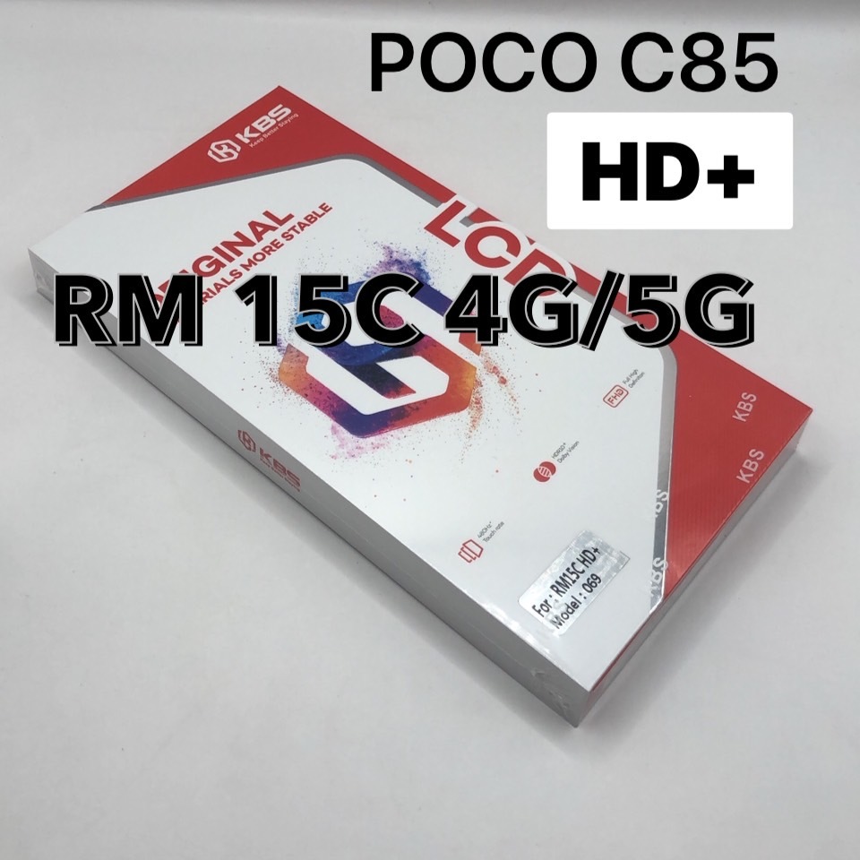 KBS หน้าจอแสดงผล LCD จอเรดมี่ RM15C 4G 5G POCO C85 แถมฟรีชุดไขควง