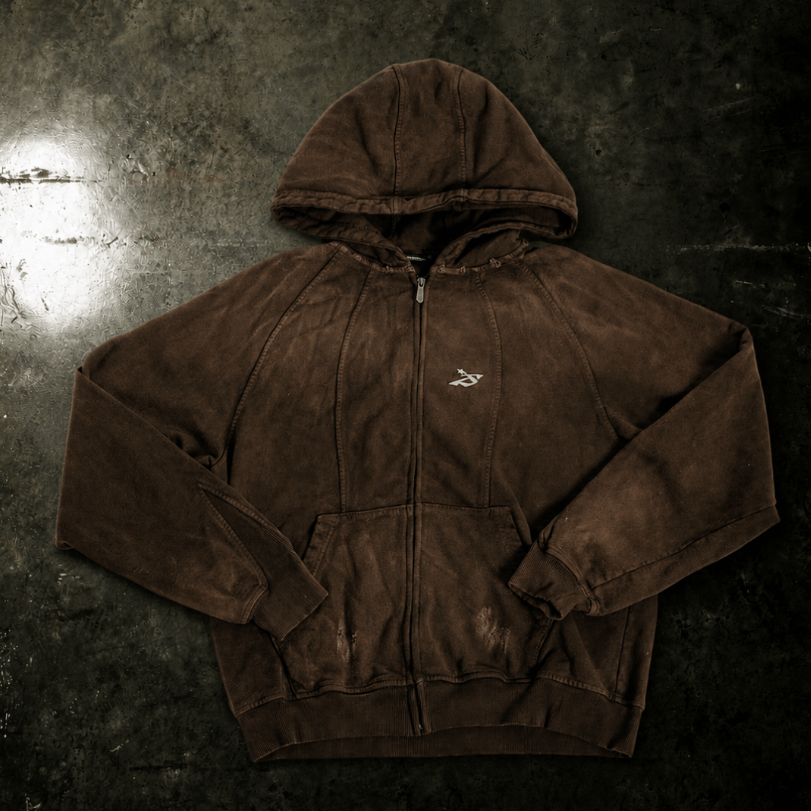 CBE BROWN HOODIE 01 / เสื้อฮู้ดดี้แขนยาว