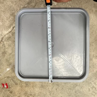 ถังนํ้าล้างเเอร์ ถังพลาสติกสี่เหลี่ยม มีหูหิ้ว tank plastic