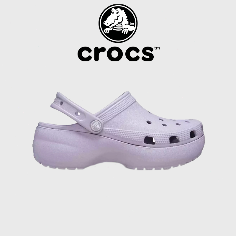 รองเท้าแตะแพลตฟอร์ม CROCS รุ่น Cloud ดีไซน์คลาสสิก กันลื่นได้ดีเยี่ยม สวมใส่สบายตลอดวัน