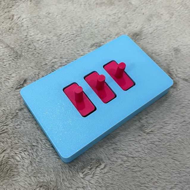 กรอบสวิตช์ไฟมินิมอล สำหรับตกแต่งผนัง Minimalist Switch Cover เรียบง่าย สบายตา