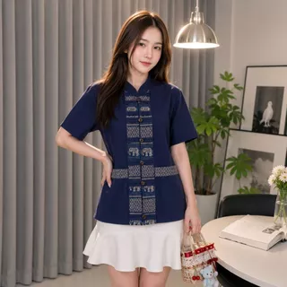 ช้างผ่าหน้า 5 กระดุม 12 สี