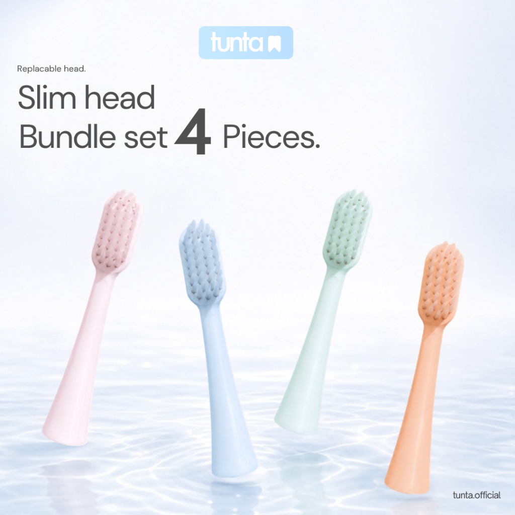TUNTA Replacable Head (Slim) แพ็ค 4 ชิ้น
