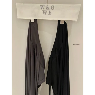 📍พร้อมส่ง📍10337# กางเกง มีเชือกรูดช่วงเอว เนื้อผ้ายืดอย่างดีงานสวย TAG:WG.WE 🇰🇷