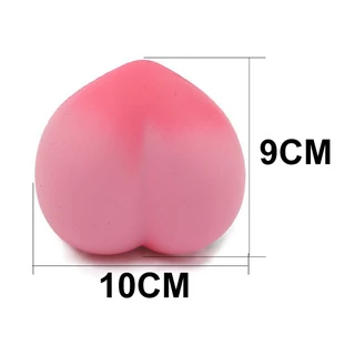 สกุชชี่ลูกพีชยักษ์ สกุชชี่พีช 10cm สกุชชี่ใหญ่ยักษ์พีช squishy สกุสชี่ สกุสชี่ ของเล่นคลายเครียด
