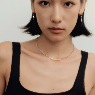 Bemet Tennis pastel choker สร้อยคอสแตนเลส