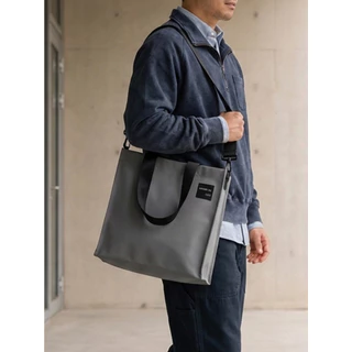 กระเป๋าสะพายข้าง ผ้าใบกันน้ำ สะพายไหล่ ขนาดกลาง ใส่ของ Laptop Tablet พกพาสะดวก FOLDER BAG KIDNAP ME.