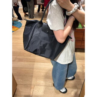 แท้ 💯% Longchamp le Pliage (M/L)Tote Bagกระเป๋าโท้ทจัมโบ้ หูยาว พับได้ สะพายข้าง ใส่ของเยอะพกพาสะดวก
