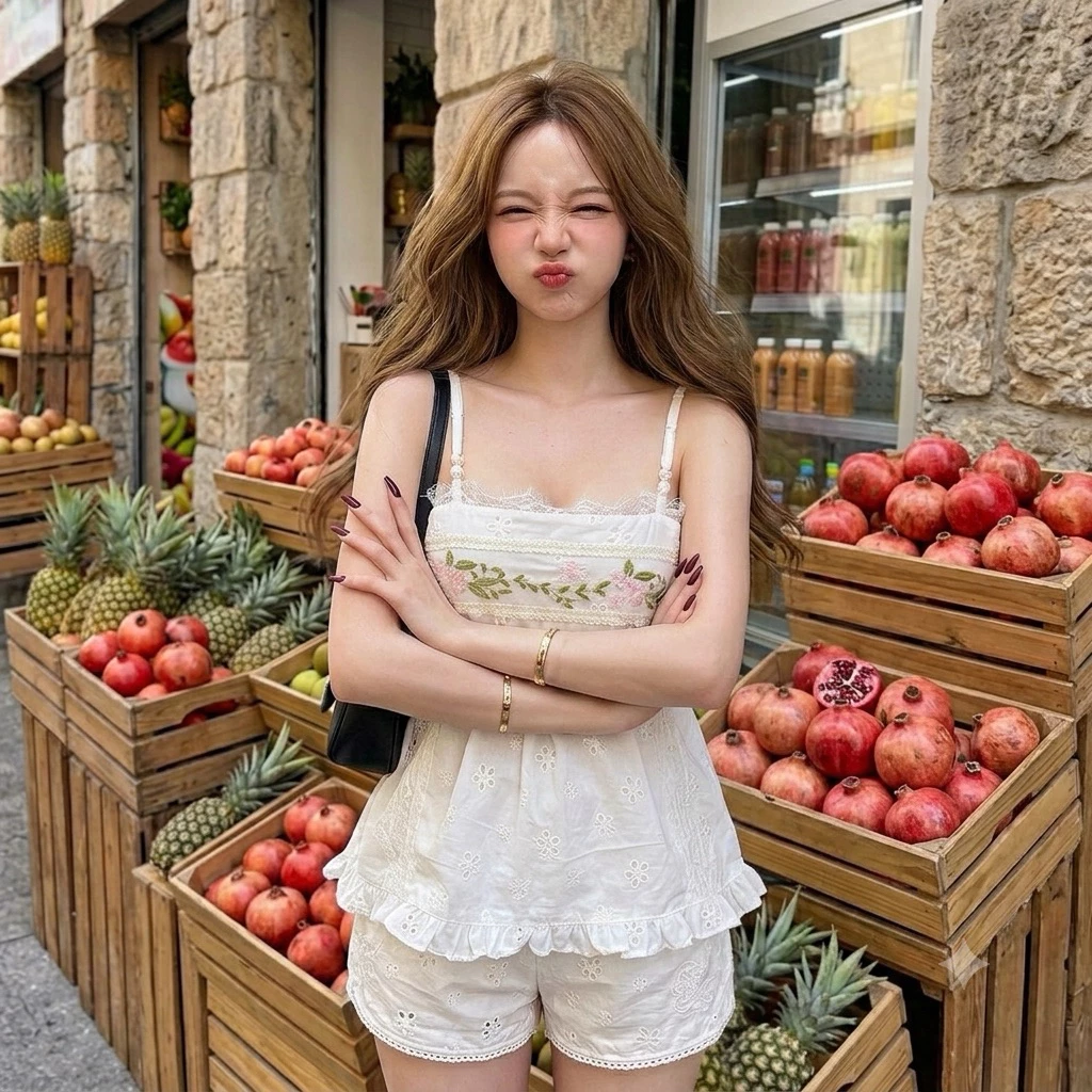เสื้อสายเดี่ยวร้อยลูกปัดเนื้อผ้าฉลุเย็บงานปักลูกไม้ (อก32-38) no.1119