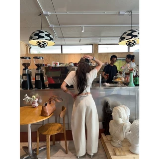 Geschwisters"Gesch barrel pants กางเกง barrel ทรงสวยพรางหุ่น"พร้อมส่ง