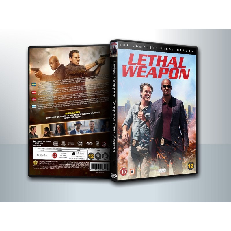 [ DVD Series มีปก+สกรีนแผ่น ] คู่มหากาฬ ซ่าส์สะท้านเมือง  : Lethal.Weapon.S01-S03