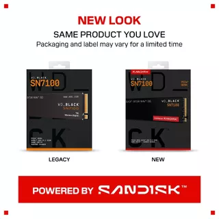 SSD M.2 WD BLACK SN7100 - PCIe 4x4 NVMe M.2 2280