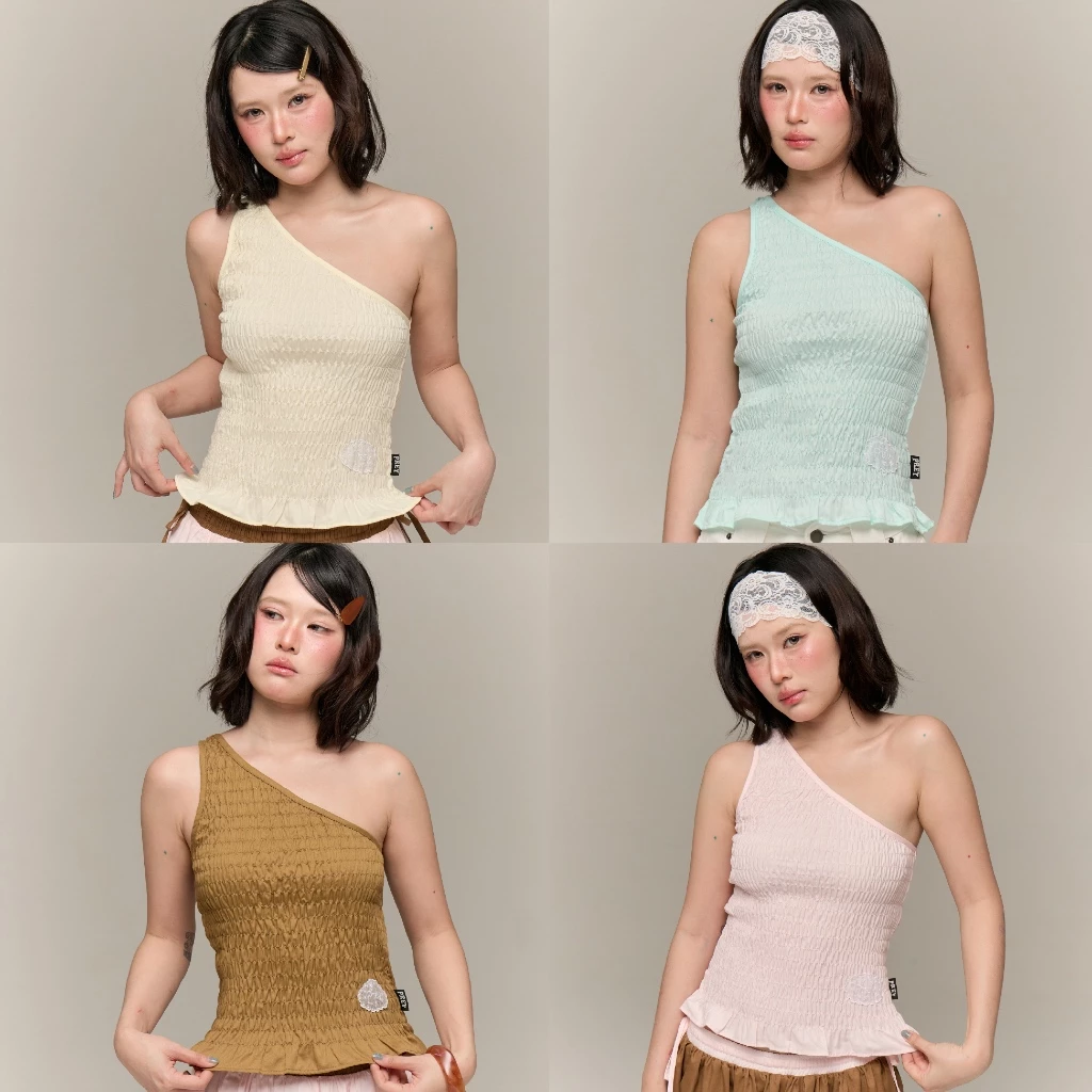 prey ปาดไหล่ luna puff top