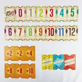 พร้อมส่ง การ์ดเกม Flip 7 การ์ดตัวเลข พลิก 7 บอร์ดเกมแนวปาร์ตี้ เล่นง่าย สนุกตื่นเต้น เล่นได้ทั้งครอบครัว