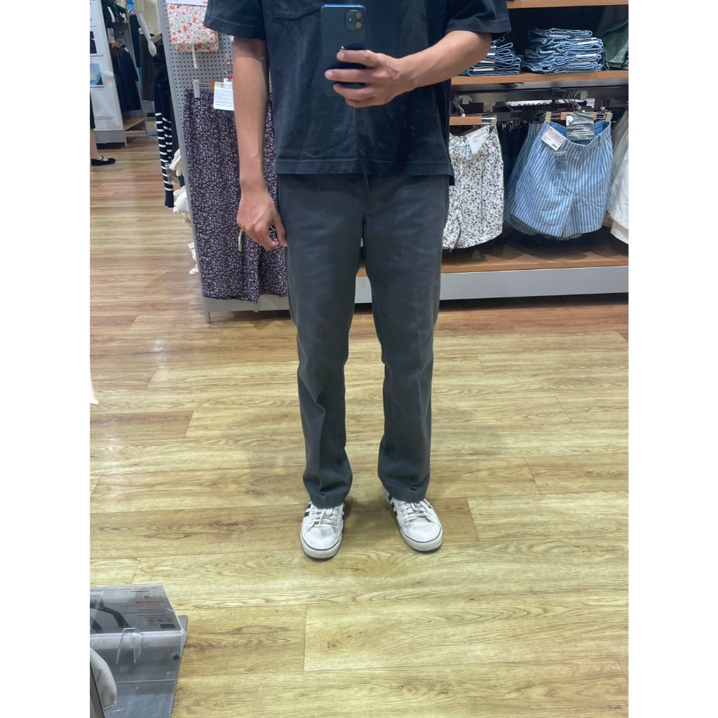 Dickies Slim Straight สีเทา มือสอง