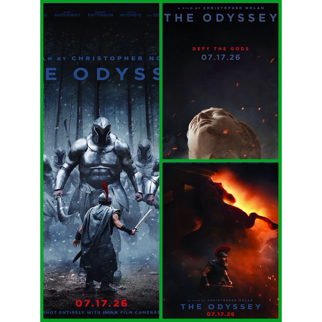 โปสเตอร์หนังฝรั่ง The Odyssey ขนาด 11.5 X 16.5 นิ้ว (A3)