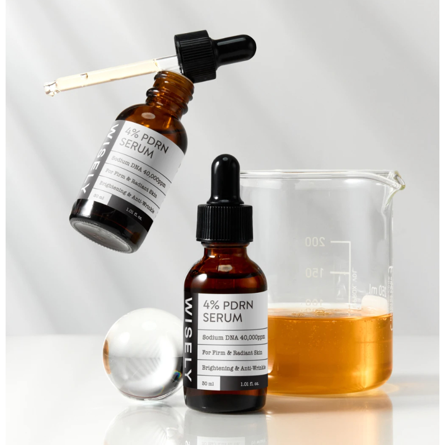 Wisely 4% Double PDRN Serum เซรั่ม PDRN ปลาแซลมอน 4% + Marine Plant PDRN ฟื้นบำรุงผิว เสริม Skin Barrier
