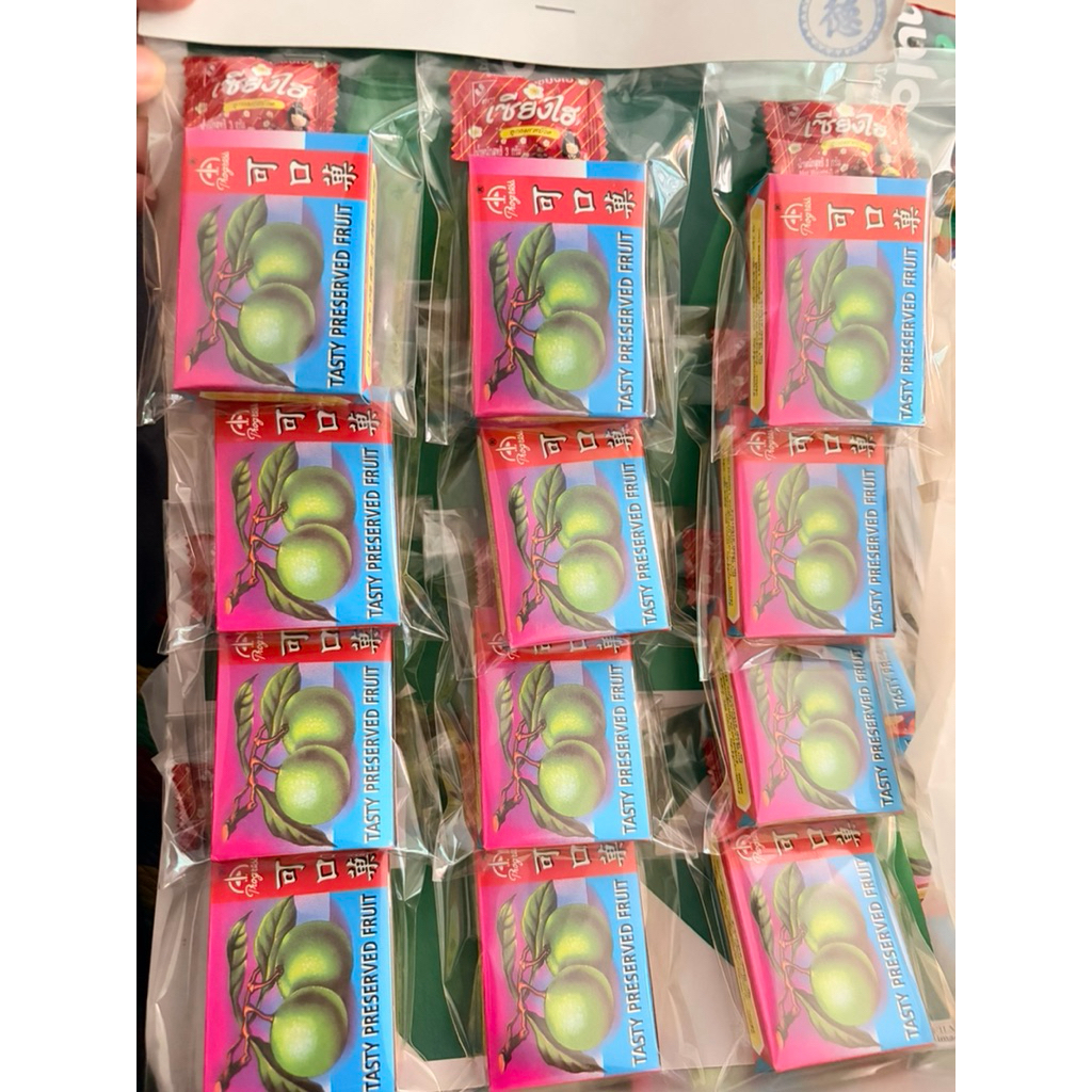 ผลไม้เทสตี้ มะนาวแช่อิ่มตากแห้ง 12 ชิ้น