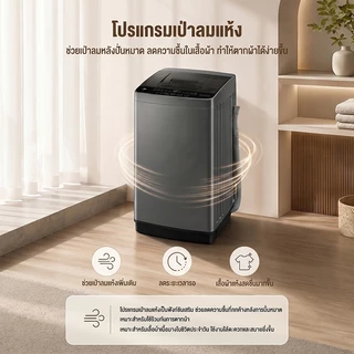 CAMEL เครื่องซักผ้าอัตโนมัติ 6.5kg ซักด่วน ปั่นหมาด ฆ่าเชื้อด้วยแสงสีฟ้าทำความสะอาดได้อย่างล้ำลึก