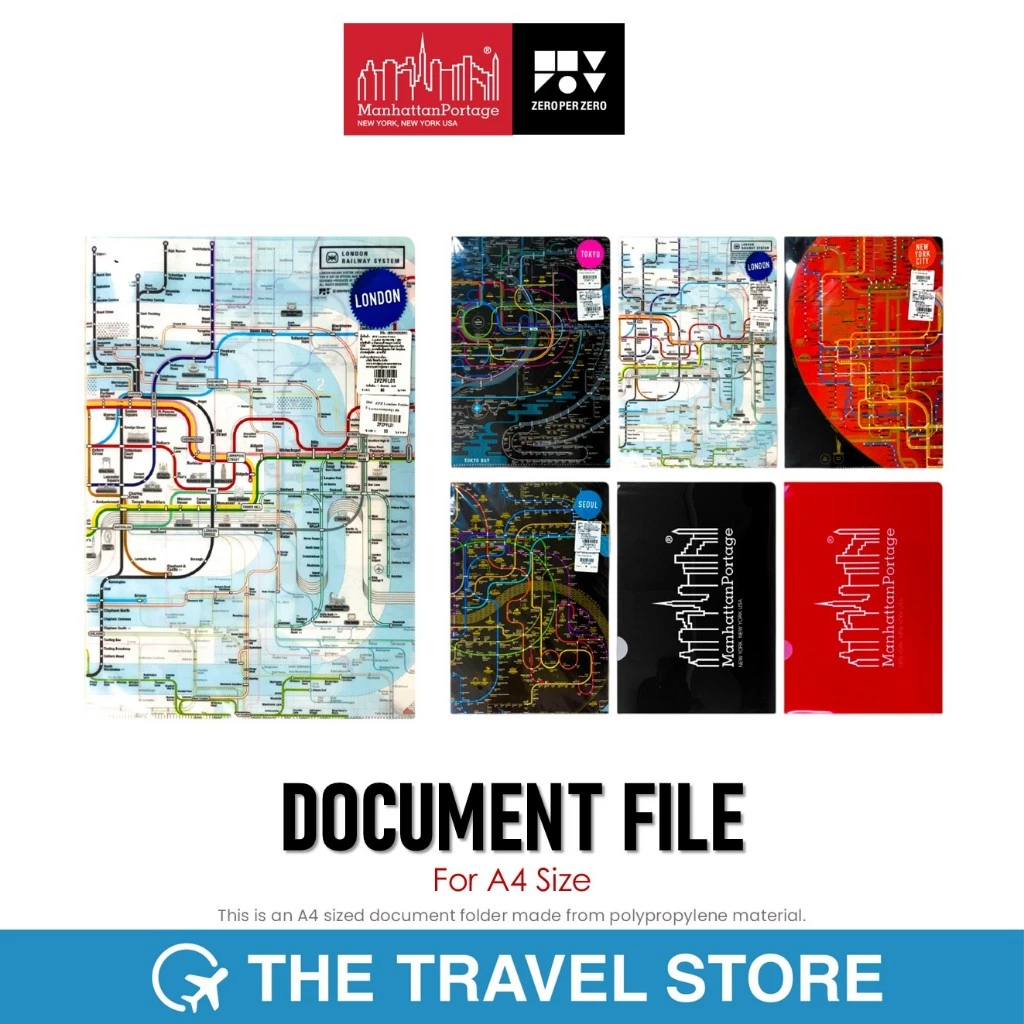 [GWP] ZERO PER ZERO & Manhattan Portage DOCUMENT FILE | For A4 Size ของแถม! แฟ้มใส่เอกสาร