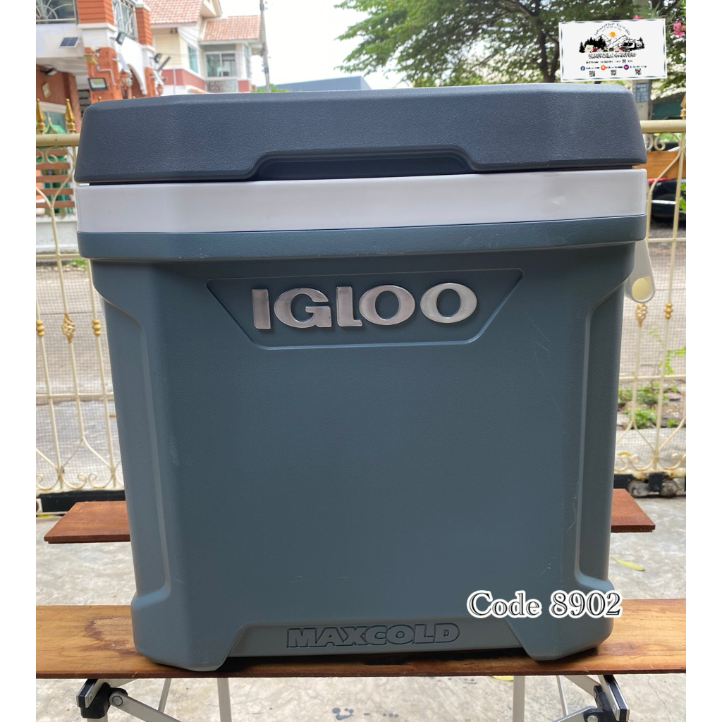 กระติกเก็บความเย็น Igloo Maxcold 58 Litre (62 US QT) Cool Box. สีเทา
