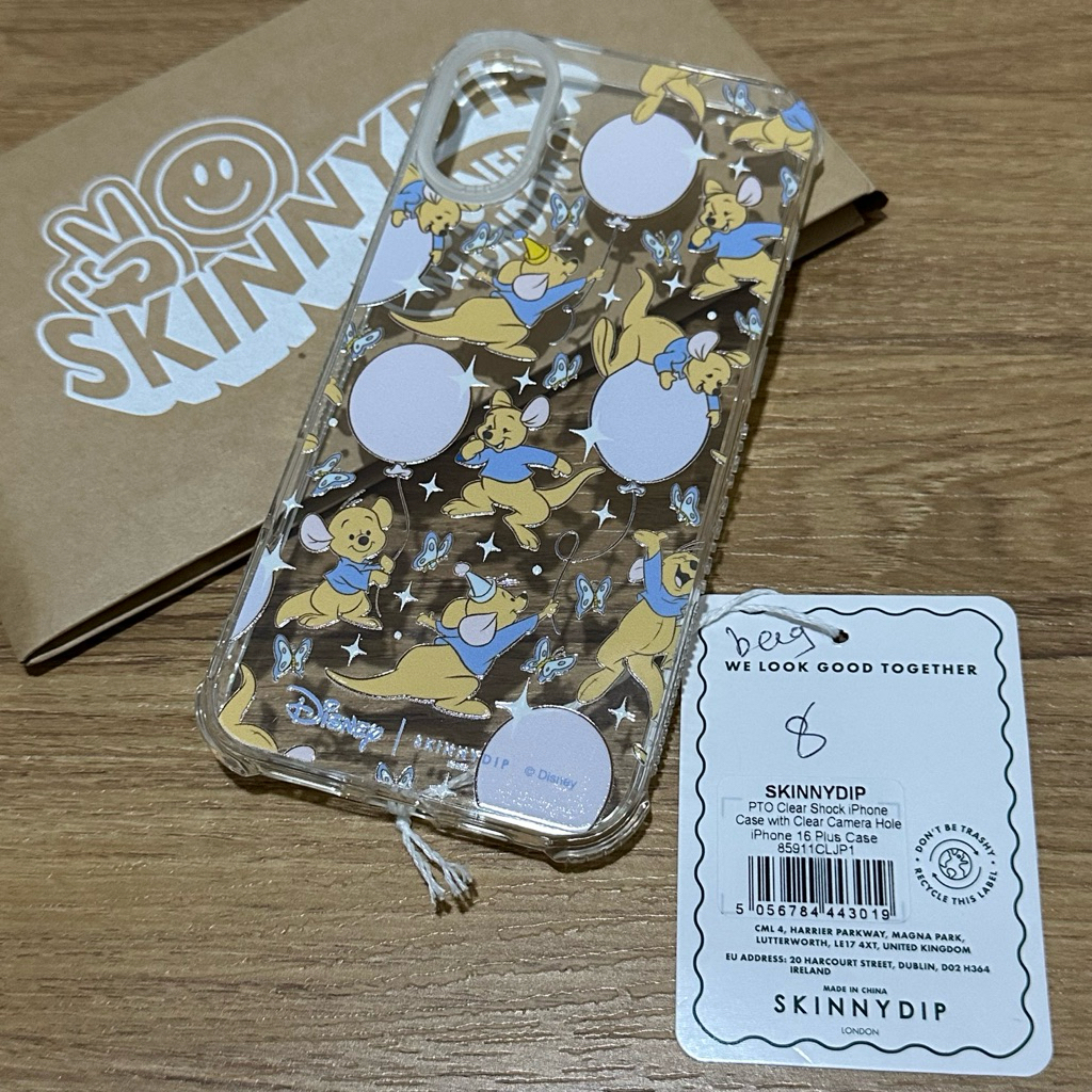 [ เคสมือหนึ่ง รุ่น 16 Plus ] Skinnydip x Disney Roo Case ลิขสิทธิ์แท้ 💯