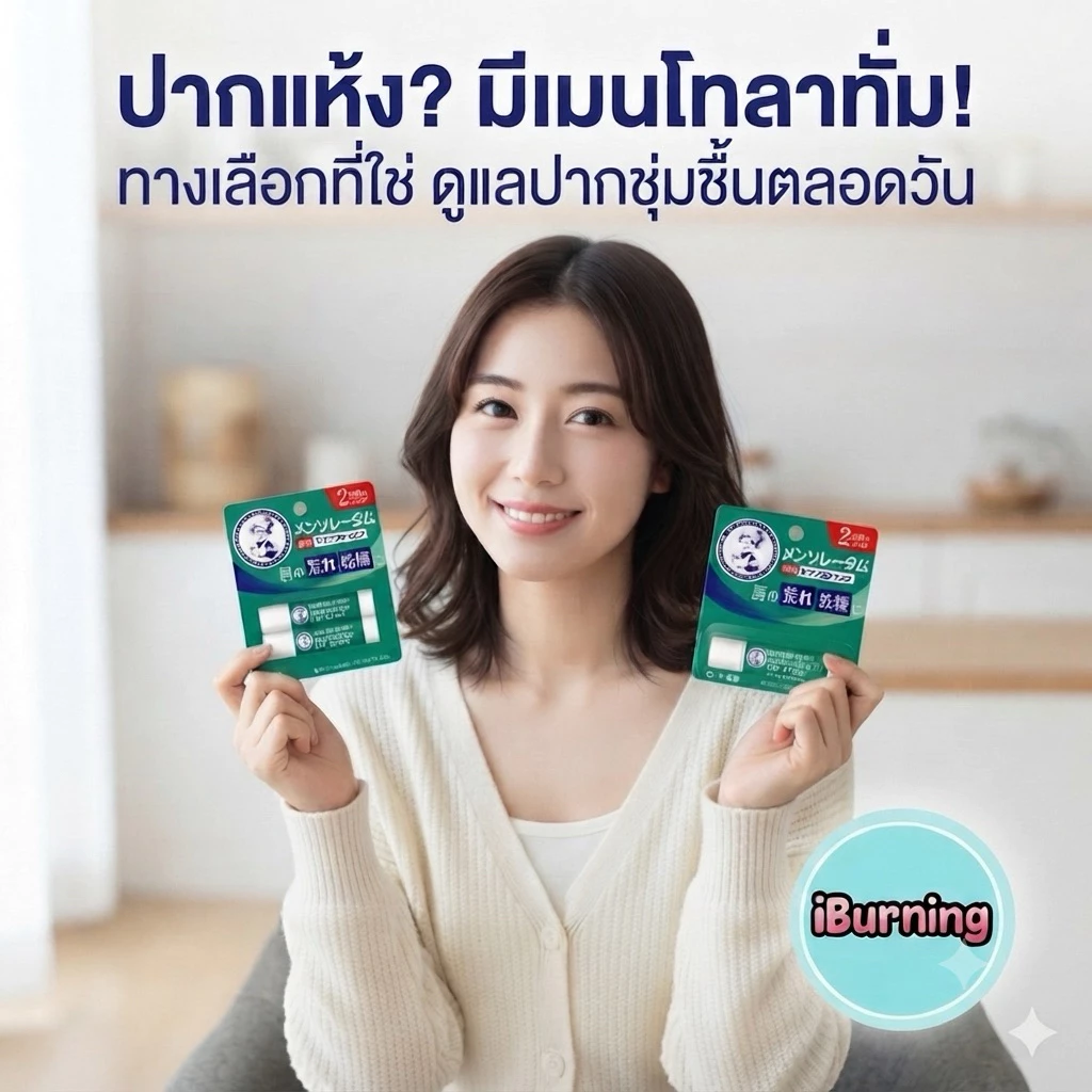 🎌พร้อมส่ง 🇹🇭🌟🌟Mentholatum Medicated Lipstick XD 🌟