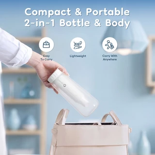 Airuidu AE8 Portable Bidet ที่ฉีดก้นพกพาไฟฟ้า หัวฉีดชําระไฟฟ้า แบบชาร์จ USB พร้อมขวด สําหรับทําความสะอาดหลังคลอดบุตร