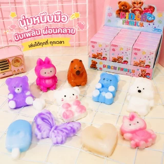 🔥ใหญ่พิเศษ🔥16pcs ใหม่ช้าเด้งอาหารน่ารักบีบของเล่นเด็กตุ๊กตาถุงตาบอดกล่องตาบอดสำหรับเพื่อนของขวัญ