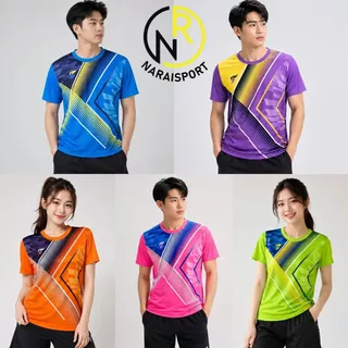 **โล๊ะสต๊อก*** SPORT DAY เสื้อฟุตบอล เสื้อวิ่ง ผ้าไมโครพิมพ์ลาย เนื้อนิ่ม ใส่สบาย T001 ใส่ได้ทั้งชายหญิง